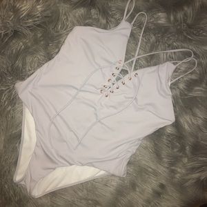 Strappy One Piece Bathing Suit